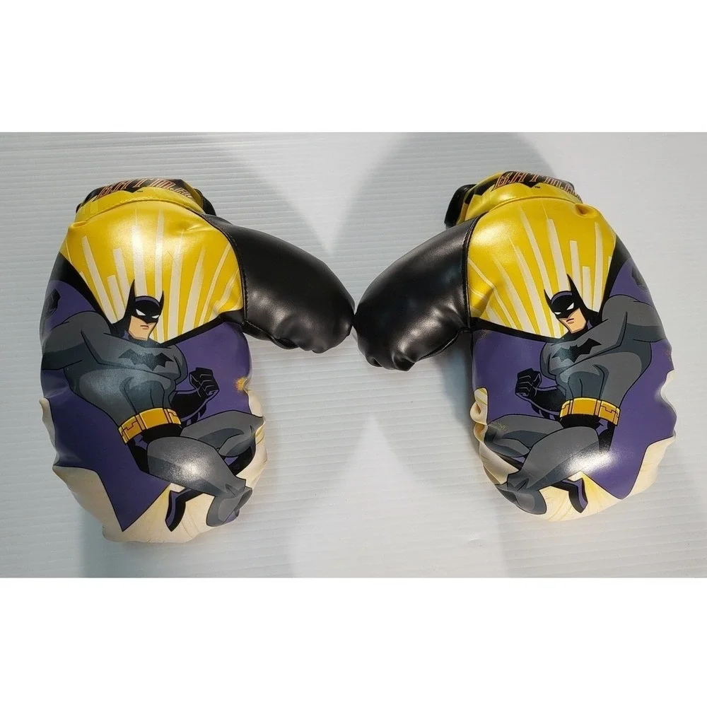 DC Comics Batman Boxing Gloves Training Punching Sparring Kids Play Size (S11)